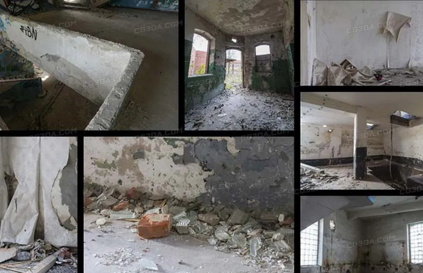 废弃的建筑内部-Abandoned Interiors