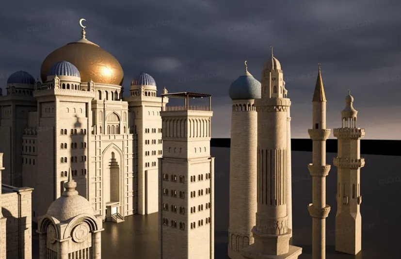 中东地区楼房建筑-Middle East