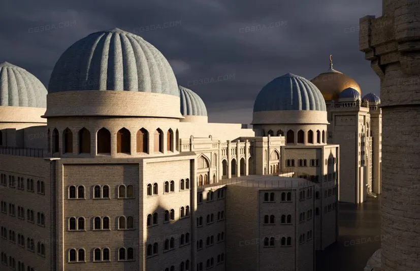 中东地区楼房建筑-Middle East