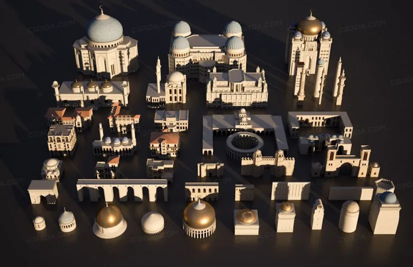 中东地区楼房建筑-Middle East