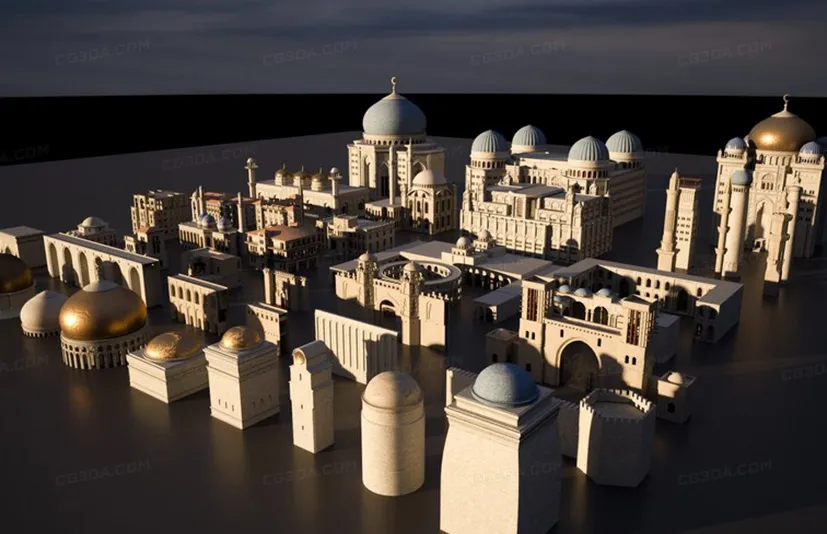 中东地区楼房建筑-Middle East