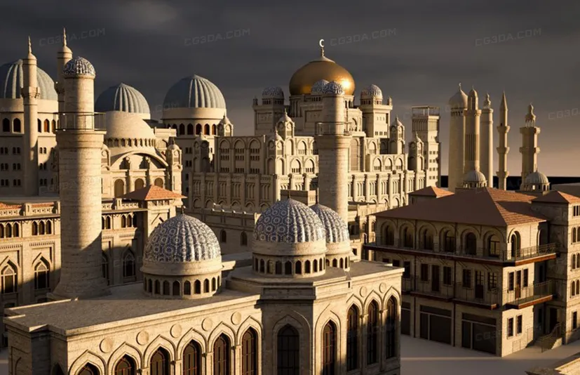 中东地区楼房建筑-Middle East
