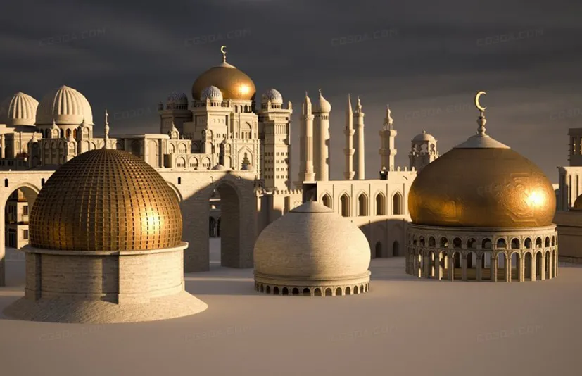 中东地区楼房建筑-Middle East