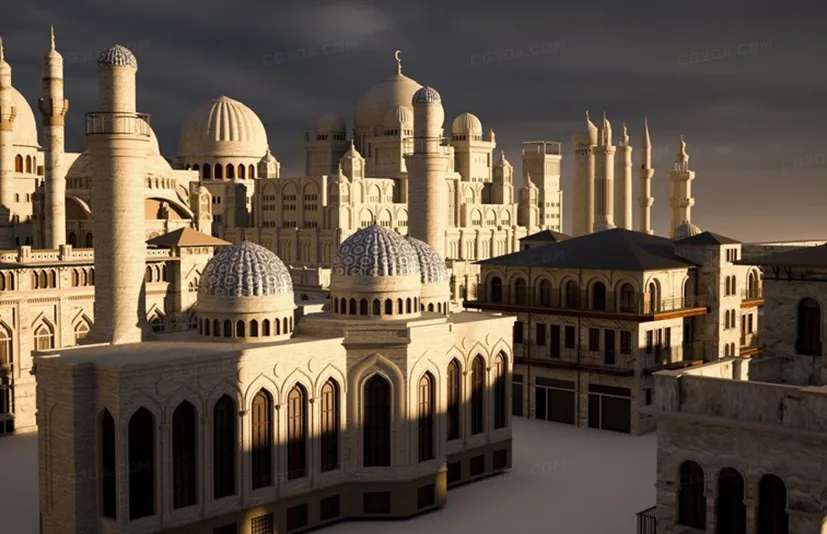 中东地区楼房建筑-Middle East