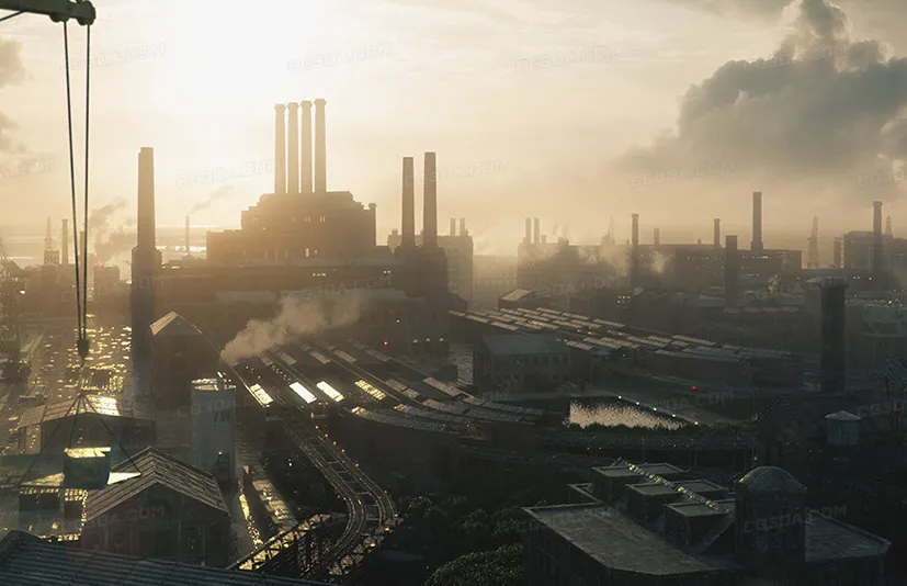 港口码头工业厂-Industrial