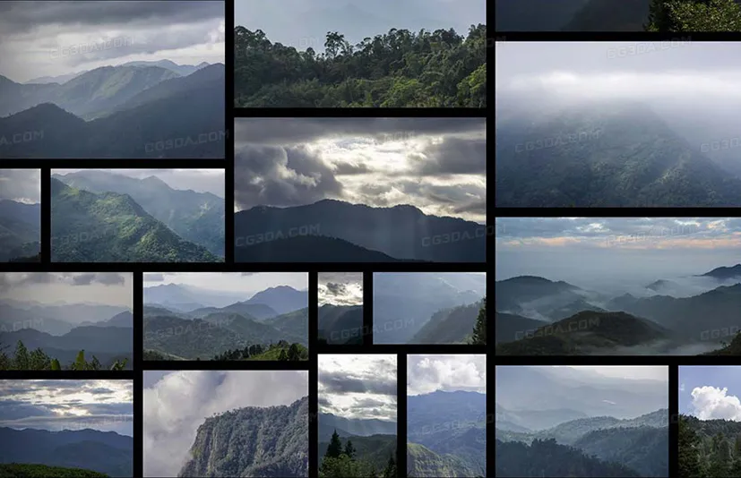 阿里山山脉天空-Alishan Mountains