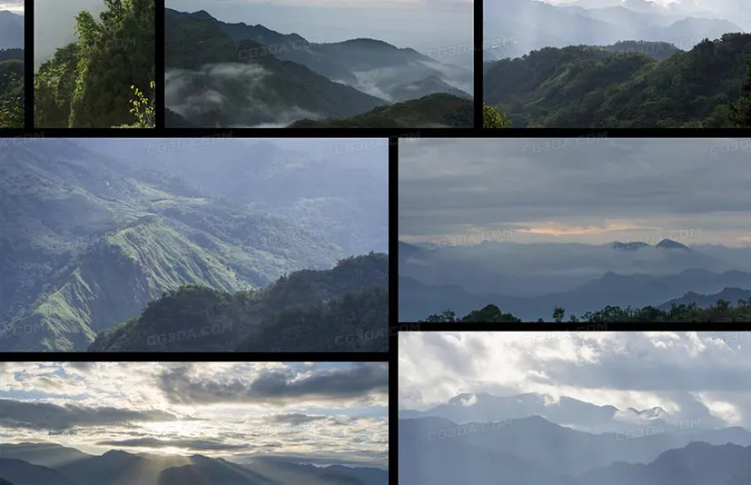阿里山山脉天空-Alishan Mountains