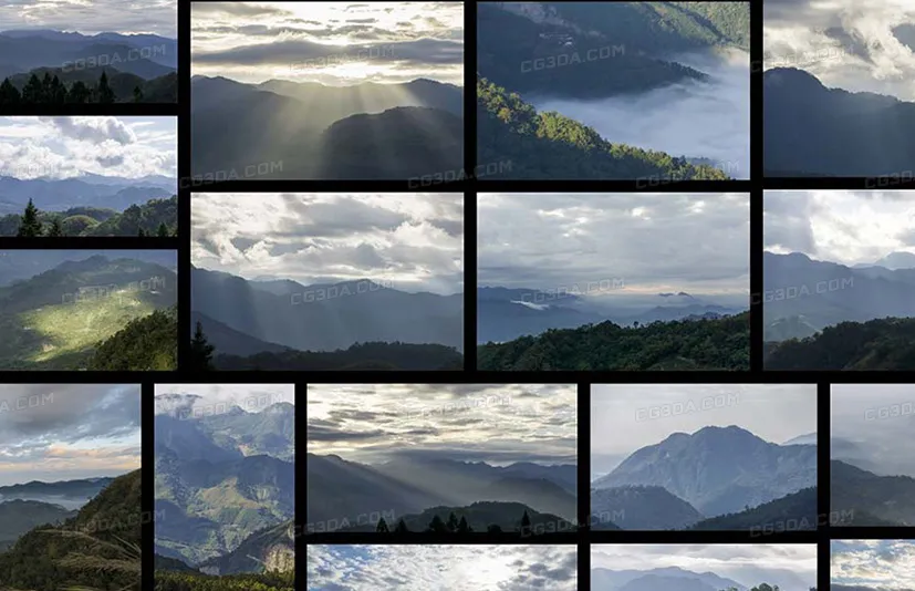 阿里山山脉天空-Alishan Mountains