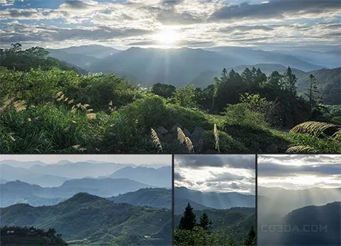 阿里山山脉天空-Alishan Mountains