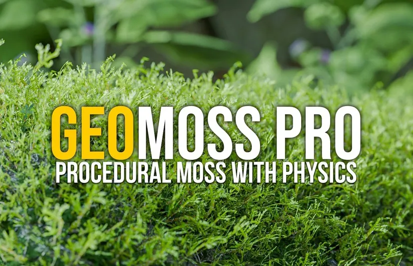 Blender实体苔藓插件 Geomoss Pro