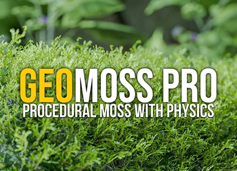 Blender实体苔藓插件 Geomoss Pro
