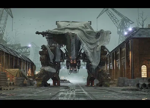 老旧造船厂道具模型 - Old Shipyard