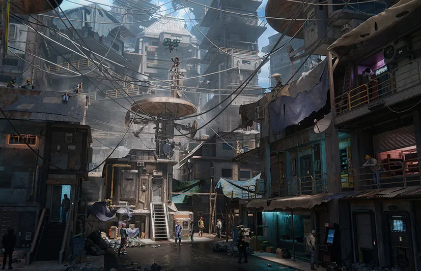 科幻赛博未来平民窟 - Future Slums 2
