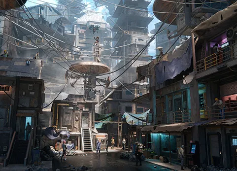 科幻赛博未来平民窟 - Future Slums 2
