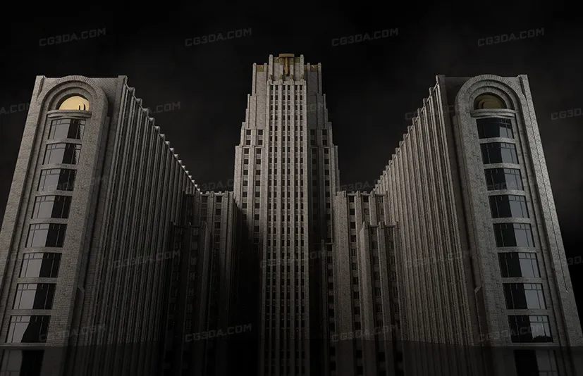 西方装饰摩登风建筑-Art Deco