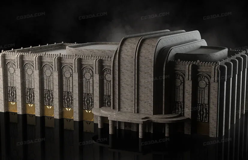西方装饰摩登风建筑-Art Deco