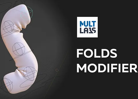 Blender褶皱修改器 Folds Modifier v4