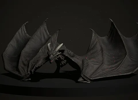 黑暗幻想凶恶的飞龙 - Dragon