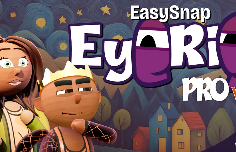Blender预设 Easysnap Eye Rig v1.8.1 易吸附2D 卡通眼睛绑定