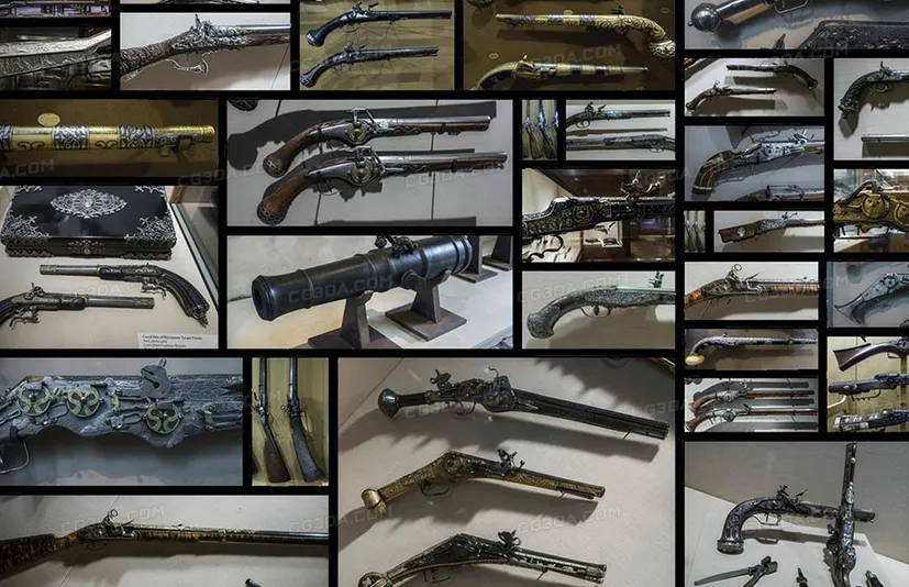 古董枪支-Antique Firearms