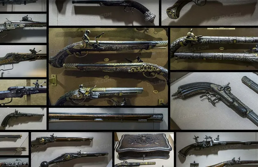 古董枪支-Antique Firearms