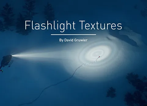 虚幻5UE 50套手电筒灯光遮罩纹理 DGruwier Flashlight Textures