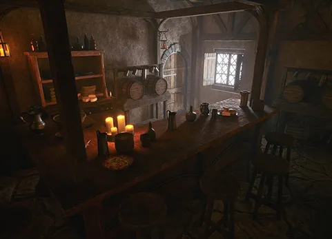 北欧中世纪酒馆场景 Nordic Medieval Tavern