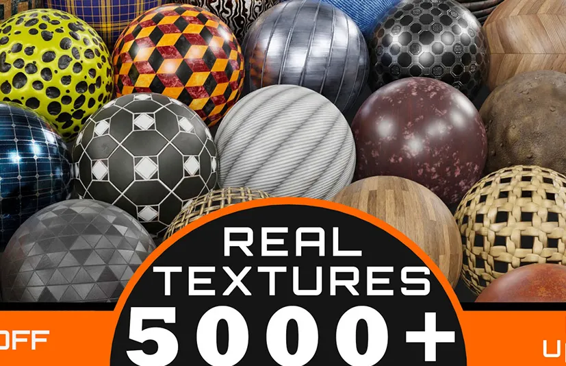 blender插件5000+ PBR Asset Browser 5000多种PBR材质预设库
