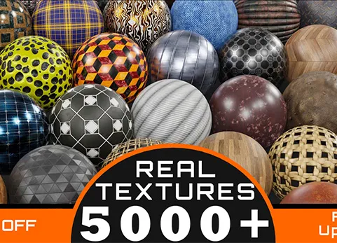 blender插件5000+ PBR Asset Browser 5000多种PBR材质预设库