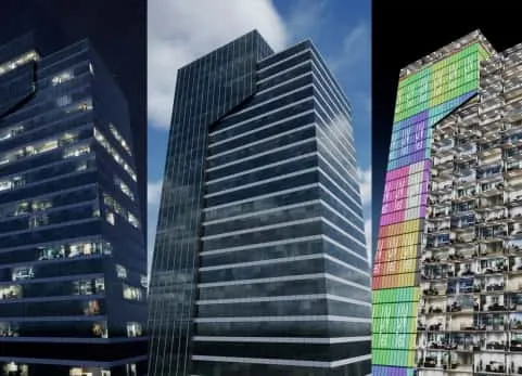 建筑内部立方体贴图材质函数 Building Interior Cubemap Material Function