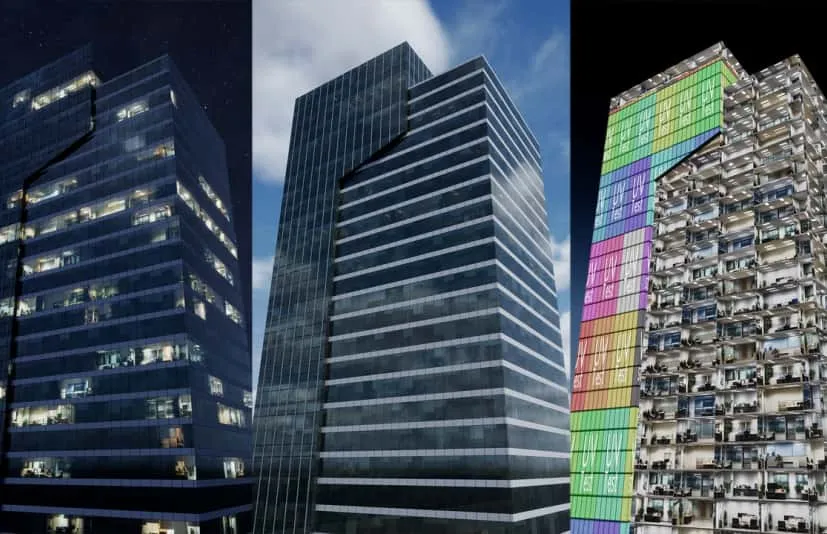建筑内部立方体贴图材质函数 Building Interior Cubemap Material Function