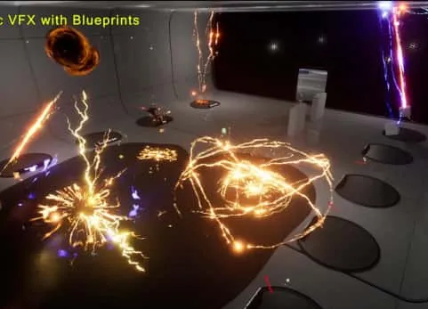 闪电特效带蓝图 Electric FX with Blueprint