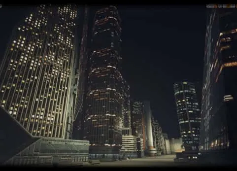 科幻现代大楼 Low Poly ModernSci-Fi Building Models