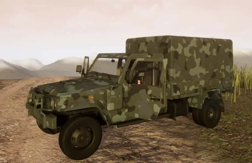 轻型军事越野车模型可驾驶 Light Military Vehicle