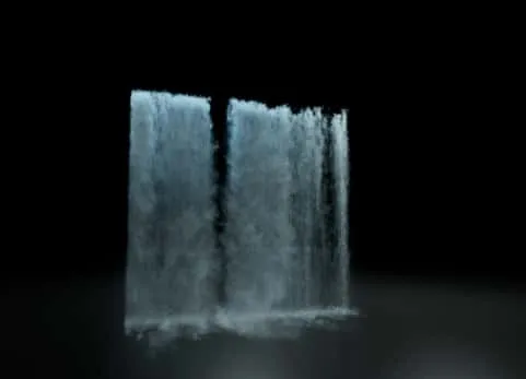 高质量VDB瀑布特效 Waterfall 3D VDB Pack