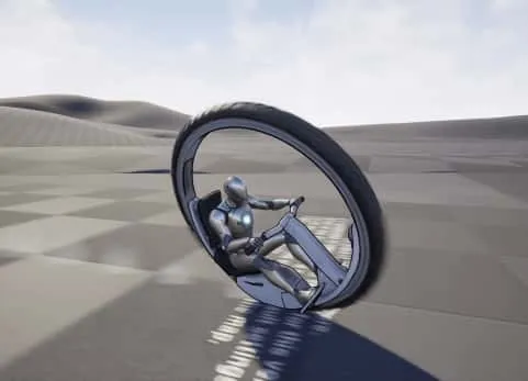 单轮摩托车驾驶飞行蓝图 MonoWheel Bike