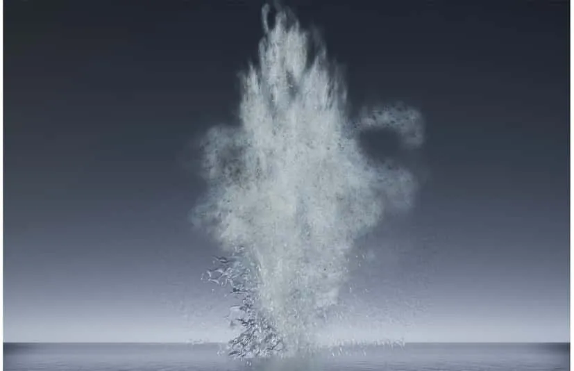瀑布喷泉水面特效 Niagara WaterFoam Splash Pack