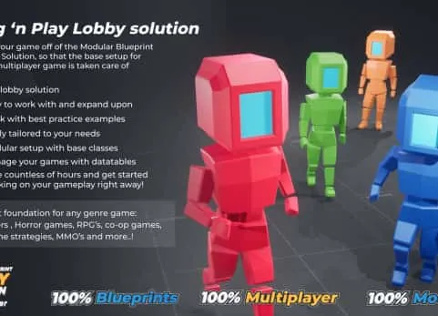 多人蓝图大厅解决方案 - Multiplayer Blueprint Lobby Solution
