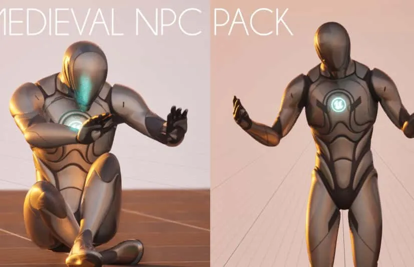 中世纪NPC人物动画包 Medieval NPC Animation Pack