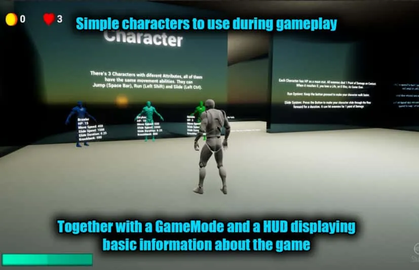 第三人称平台游戏模板 Third Person Platformer Template