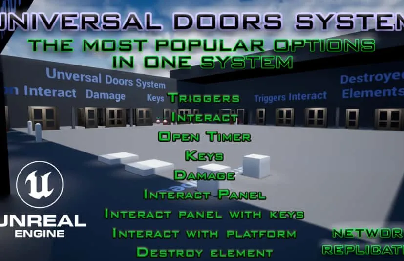 万能门类系统逻辑蓝图 Universal Doors System