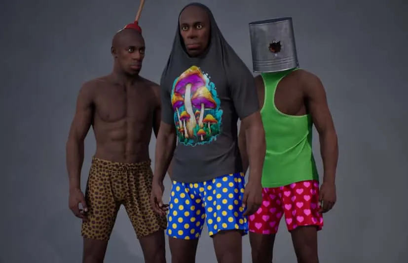 游戏男性人物角色模型 Goofy NPC