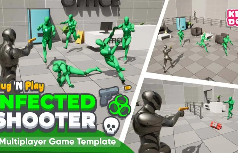 多人丧尸射击游戏模板 Infected - Multiplayer Zombie Survival