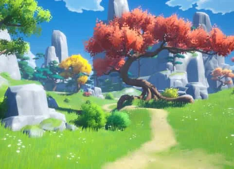 卡通中国亚洲风格场景 Stylized Trees - Asia Nature Environment