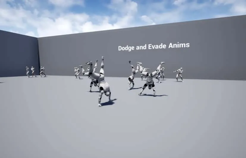 躲避逃避躲闪动画合集 Dodge and Evade Anims