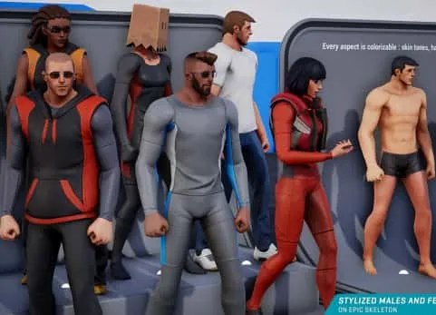 风格化的男性和女性 - 仅资产 Stylized Males and Females - assets only