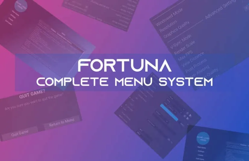 终极菜单系统 Fortuna Ultimate Menu System