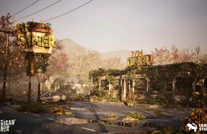 末日美国餐厅 - Post-Apo American Diner Environment
