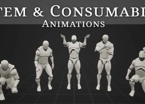物品道具拾取动画包 Item & Consumable Animations