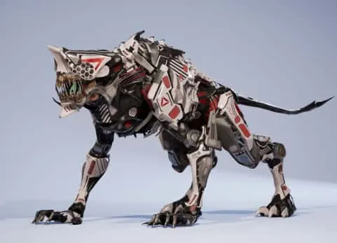 科幻机甲野兽食尸鬼带动画 SciFi Beast01 Ghoul